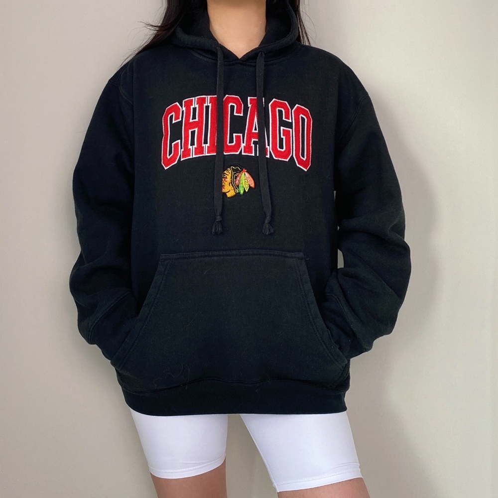 Vintage Chicago blackhawks NHL hoodie